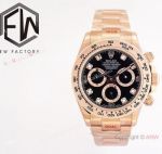(EW Factory) Swiss Rolex Daytona 40mm Rose Gold Diamonds Watch in EWF 7750